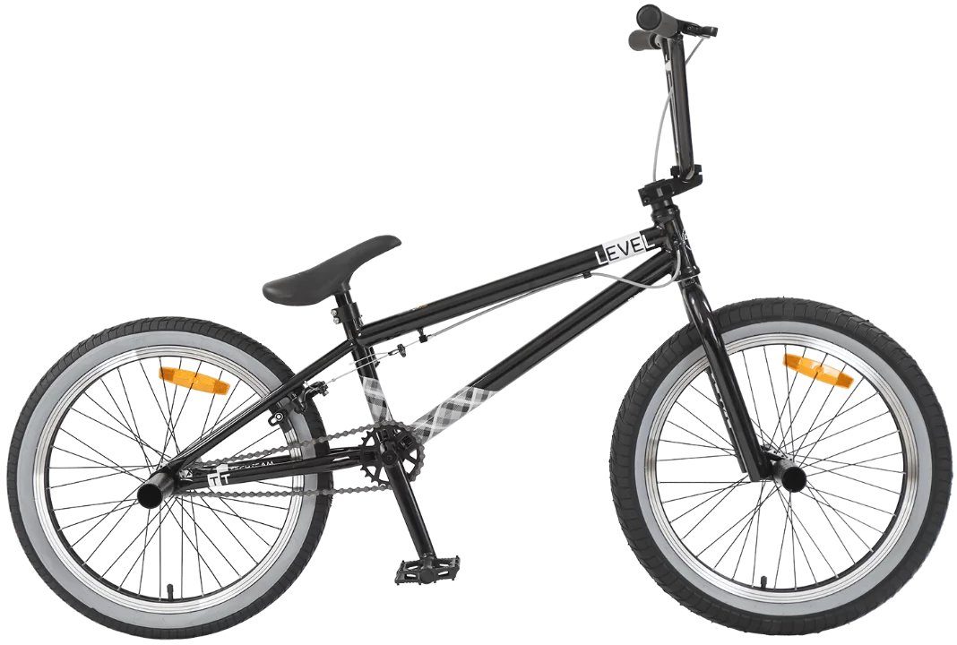 Реальное фото Велосипед BMX TechTeam Level 20" (2020) чёрный от магазина СпортСЕ