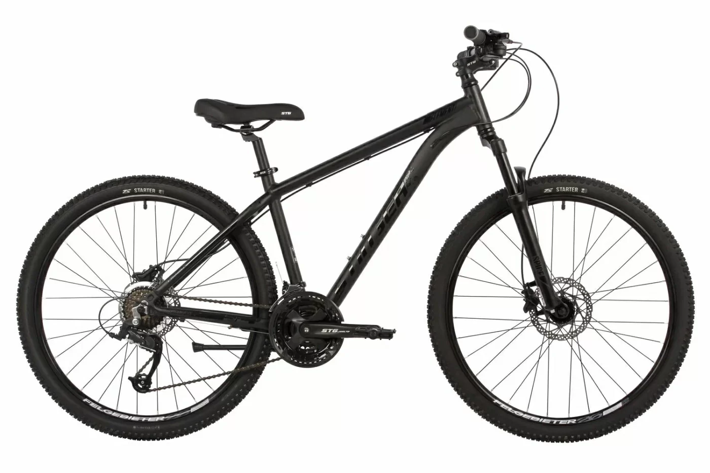Реальное фото Велосипед STINGER 26" ELEMENT PRO SE черный, алюминий, размер 16" от магазина СпортСЕ