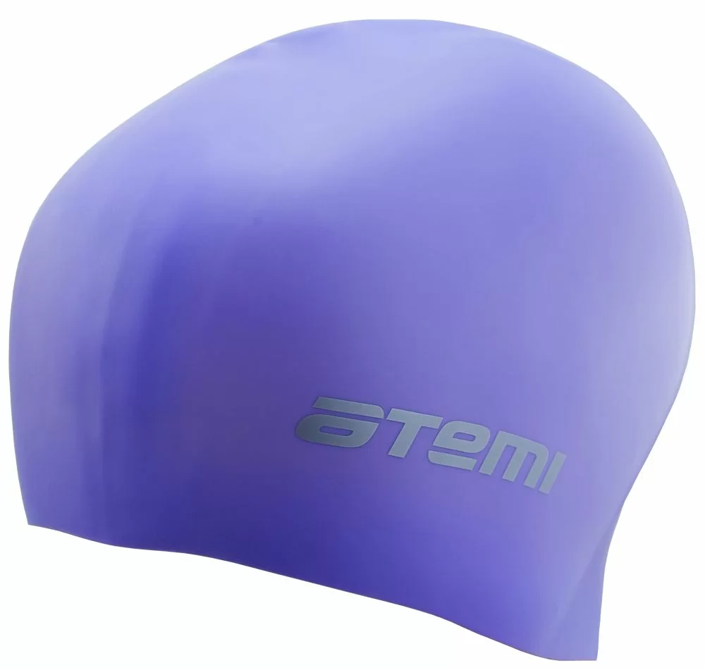 Реальное фото Шапочка для плавания Atemi RC308 силикон (б/м) фиолетовый от магазина СпортСЕ