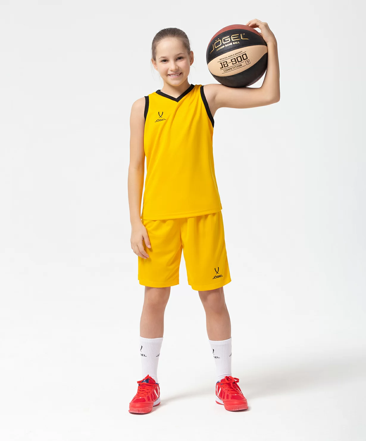 Реальное фото Майка баскетбольная Camp Basic, желтый, детский от магазина СпортСЕ