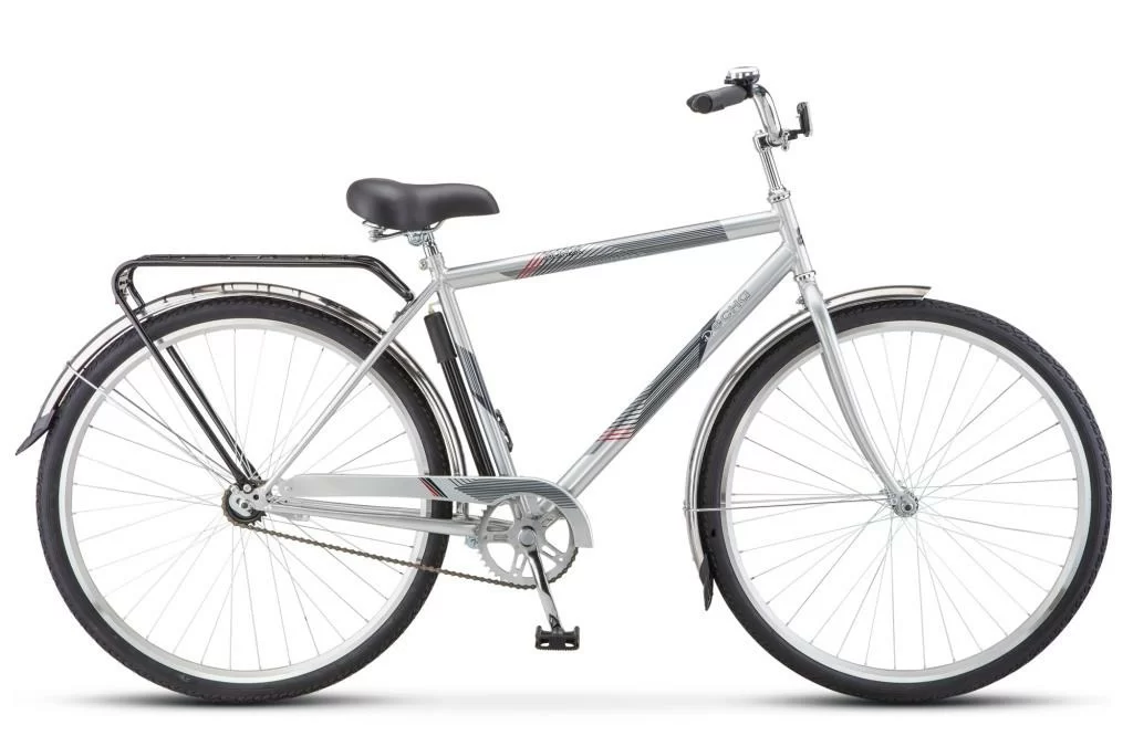 Реальное фото Велосипед Десна Вояж Gent 28" (2020) серый Z010 от магазина СпортСЕ