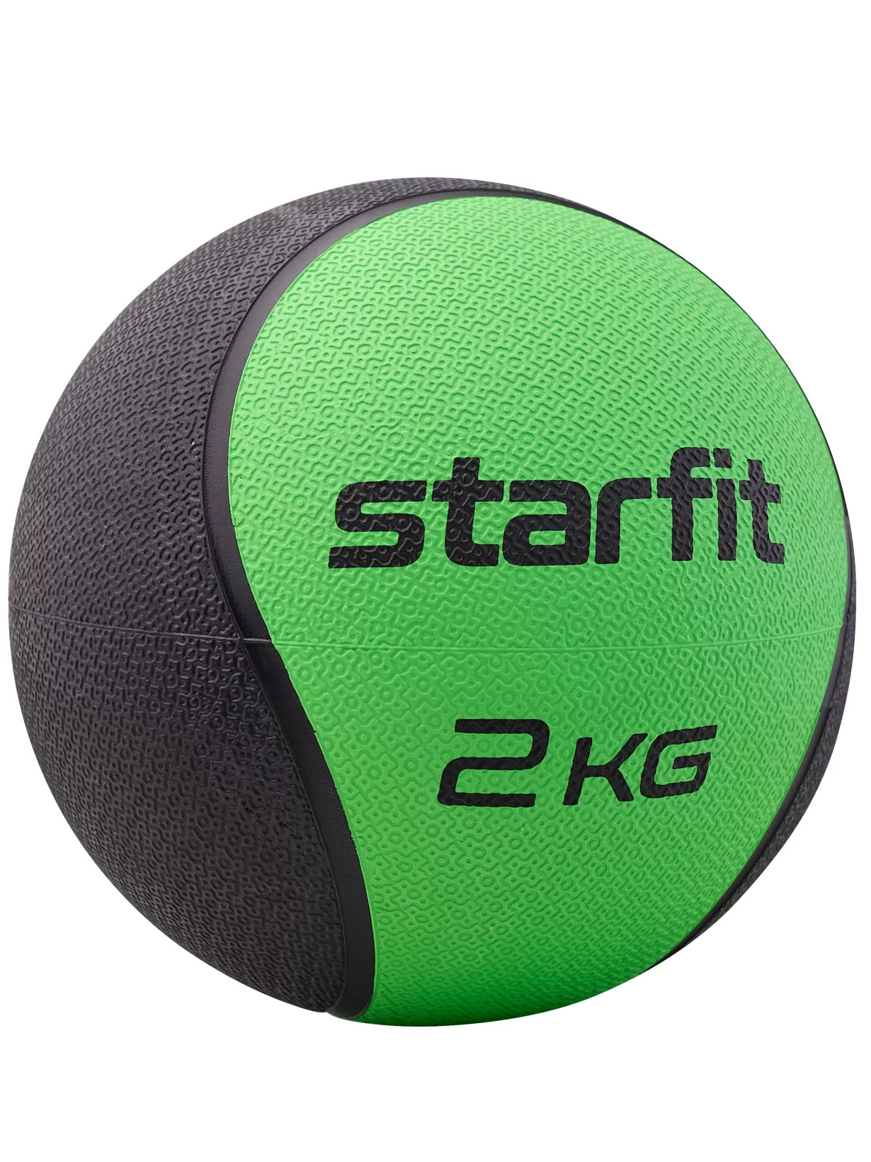 Реальное фото Медбол 2 кг StarFit GB-702 высокой плотности зеленый УТ-00018935 от магазина СпортСЕ