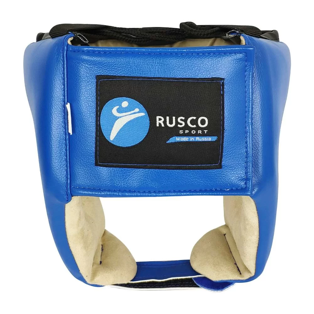Реальное фото Шлем RuscoSport синий от магазина СпортСЕ