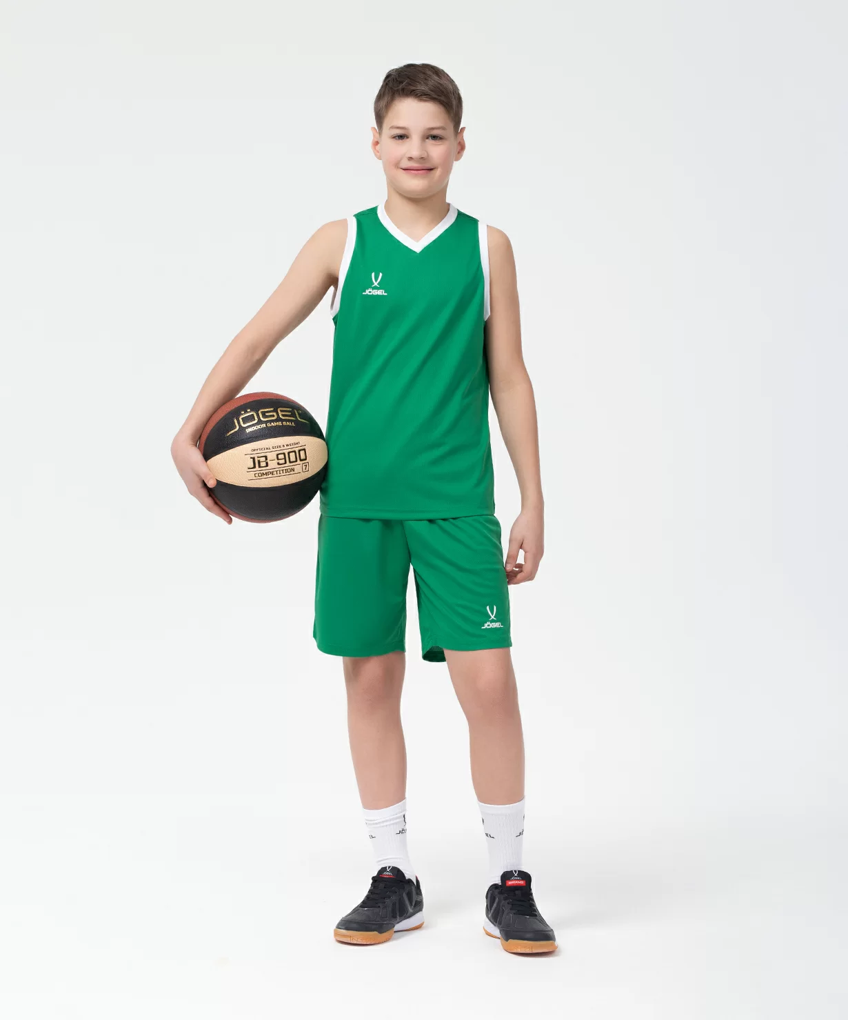 Реальное фото Майка баскетбольная Camp Basic, зеленый, детский от магазина СпортСЕ