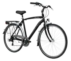 Велосипед Adriatica SITY 3 Man 28", рама ал. 50см, 18 ск., чёр.