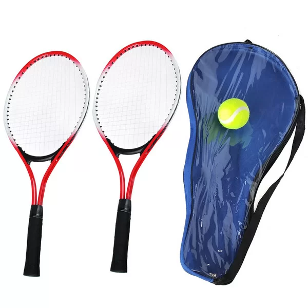 Реальное фото Набор для большого тенниса Мини (2 ракетки, чехол+мяч) E33484 10020130 от магазина СпортСЕ
