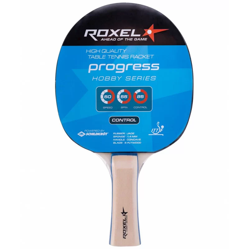 Реальное фото Ракетка для настольного тенниса Roxel Hobby Progress коническая УТ-00015354 от магазина СпортСЕ