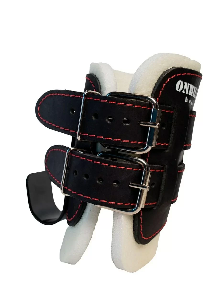 Реальное фото Ботинки гравитационные Onhillsport Plain до 100 кг черный  OS-020 от магазина СпортСЕ