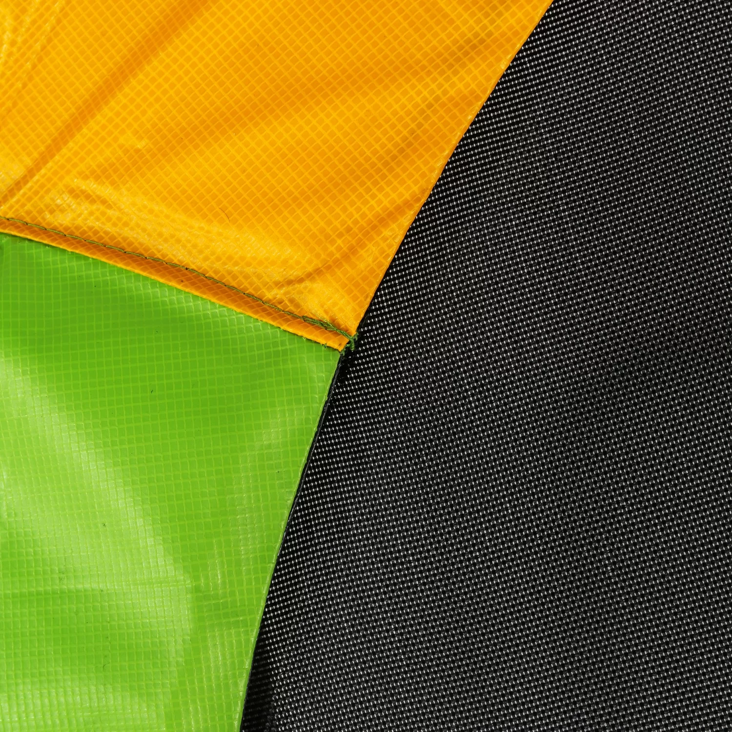 Реальное фото Батут DFC JUMP KIDS 55" зел/желт, сетка (137см) 55INCH-JD-GY от магазина СпортСЕ