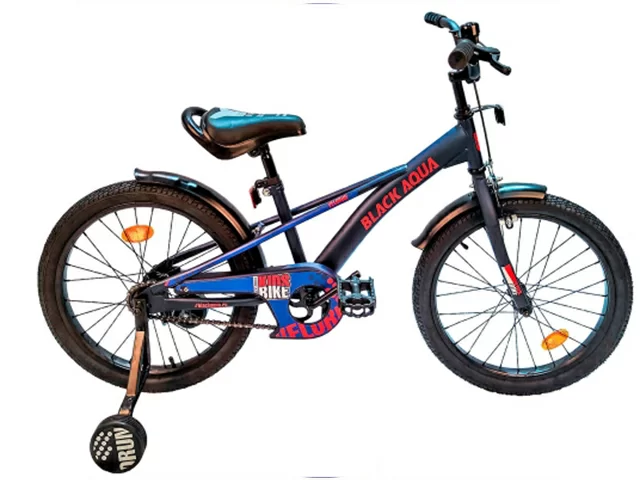 Реальное фото Велосипед Black Aqua Velorun 20" 1s темно-синий KG2019 от магазина СпортСЕ