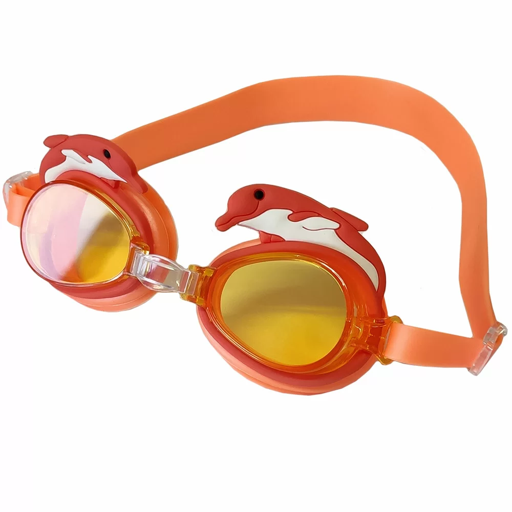 Реальное фото Очки для плавания B31578-4 Jr оранжевый 10018145 от магазина СпортСЕ