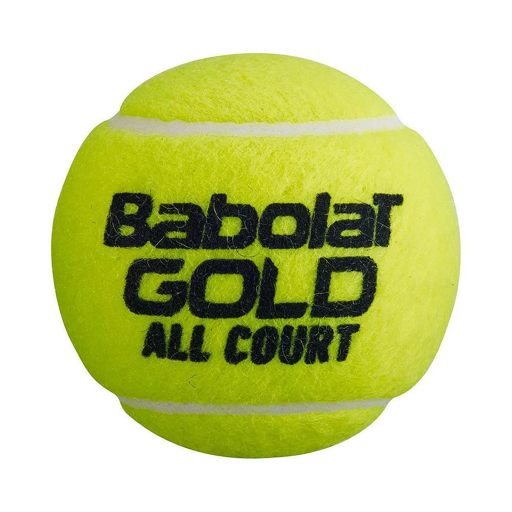 Реальное фото Мяч для тенниса Babolat Gold All Court 3B 1 шт 501086 от магазина СпортСЕ
