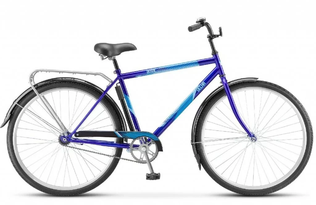 Реальное фото Велосипед Десна Вояж Gent 28" (2017) темно-синий Z010 от магазина СпортСЕ