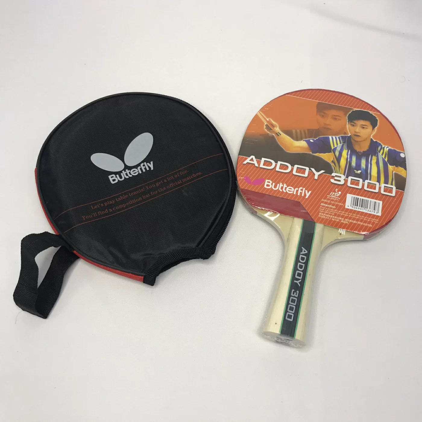 Реальное фото Ракетка для настольного тенниса Butterfly Addoy 3000 НФ-00002736 от магазина СпортСЕ