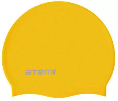 Реальное фото Шапочка для плавания Atemi SC307 Jr силикон желтая от магазина СпортСЕ