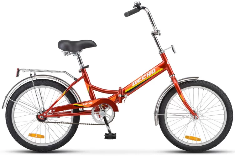 Реальное фото Велосипед Десна-2100 20" (2021) красный Z011 от магазина СпортСЕ