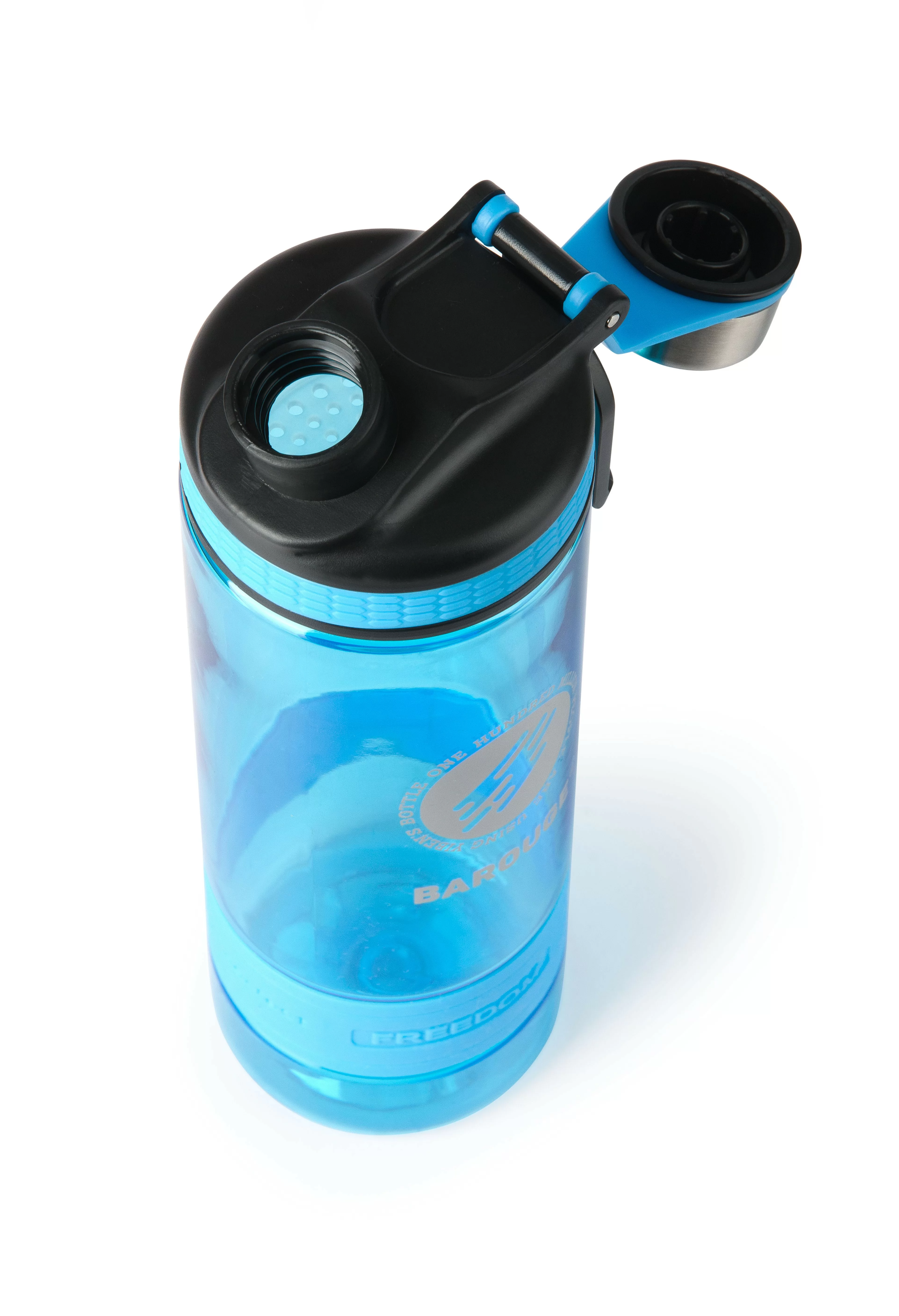 Реальное фото Бутылка для воды Barouge 640мл голубой ВР-918 от магазина СпортСЕ
