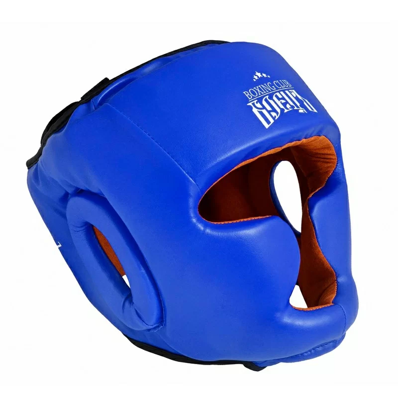 Реальное фото Шлем боксерский Боецъ BHG-21 синий от магазина СпортСЕ