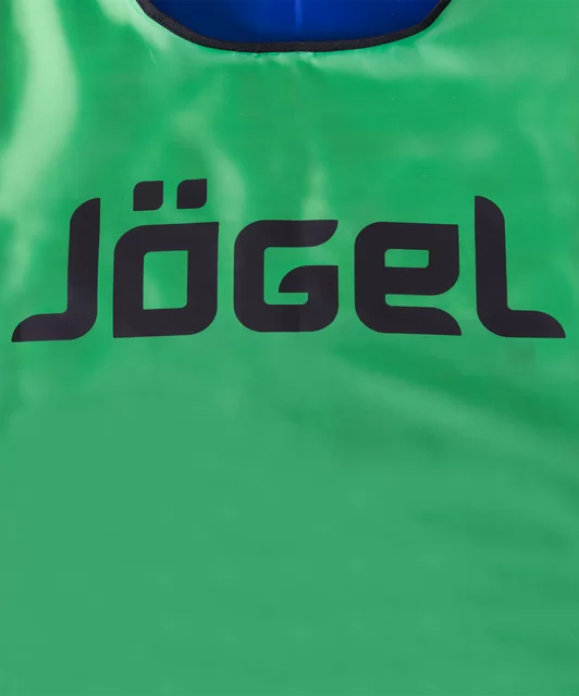 Реальное фото Манишка двустороння Jögel JBIB-2001 детская синий/зеленый 12364 от магазина СпортСЕ