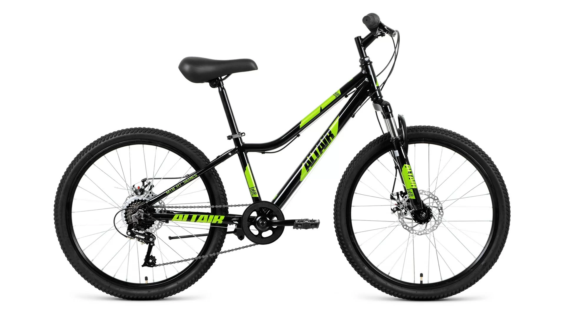 Реальное фото Велосипед Altair AL 24 D (2020) черный RBKT01647002 от магазина СпортСЕ
