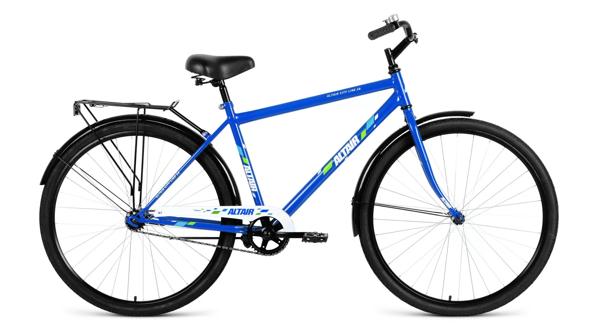 Реальное фото Велосипед Altair City High 28 (28" 1ск ) (2019) темно-синий RBKN9YN81002 от магазина СпортСЕ