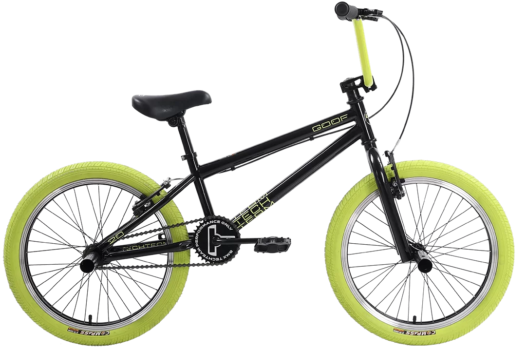 Реальное фото Велосипед BMX TechTeam Goof 20" черный от магазина СпортСЕ