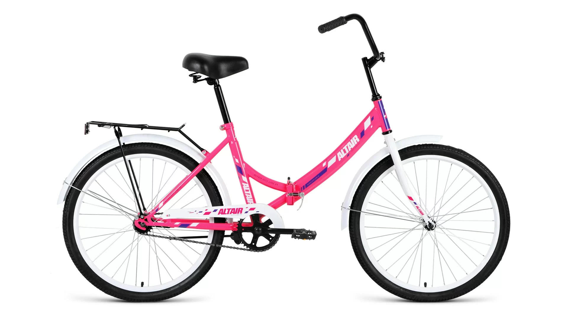 Реальное фото Велосипед Altair City 24 скл (1ск.) (2019) розовый от магазина СпортСЕ