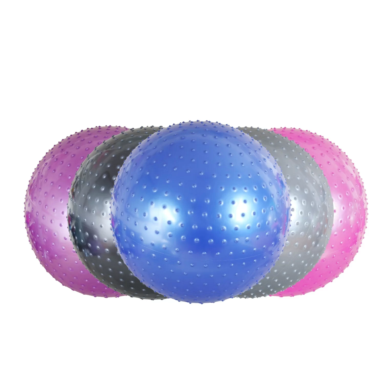 Реальное фото Мяч массажный 65 см (26") Body Form graphite BF-MB01 от магазина СпортСЕ