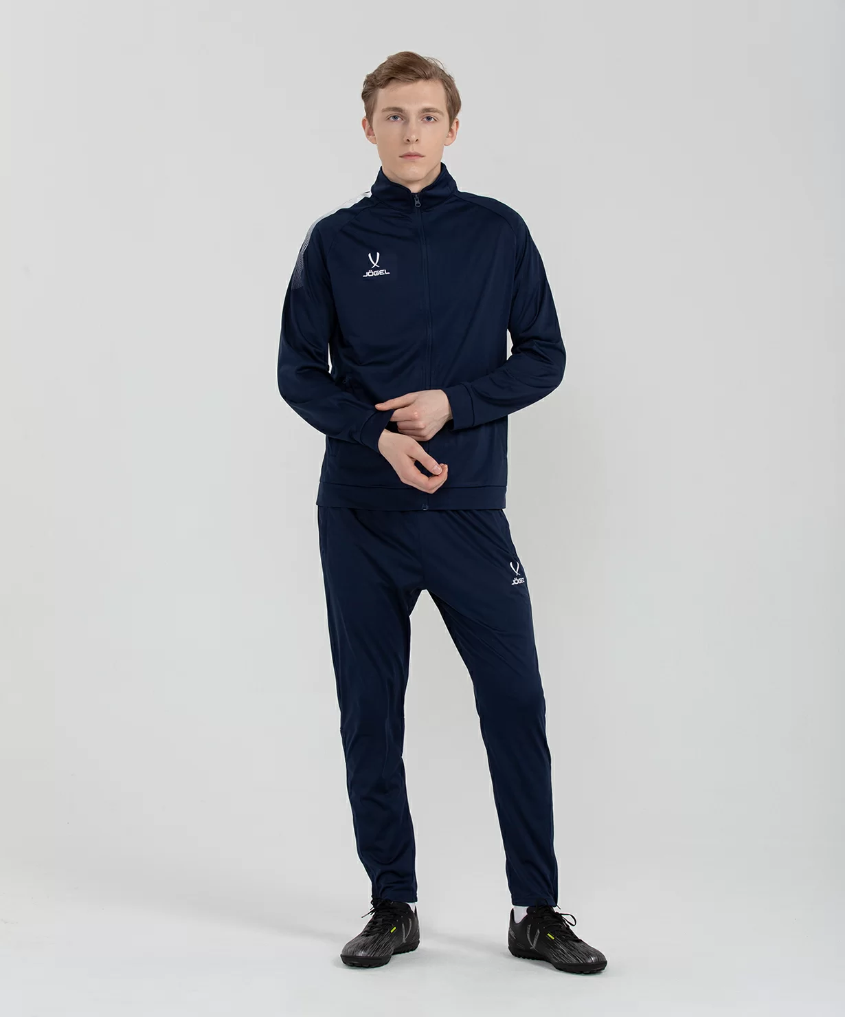 Реальное фото Олимпийка CAMP Training Jacket FZ, темно-синий от магазина СпортСЕ