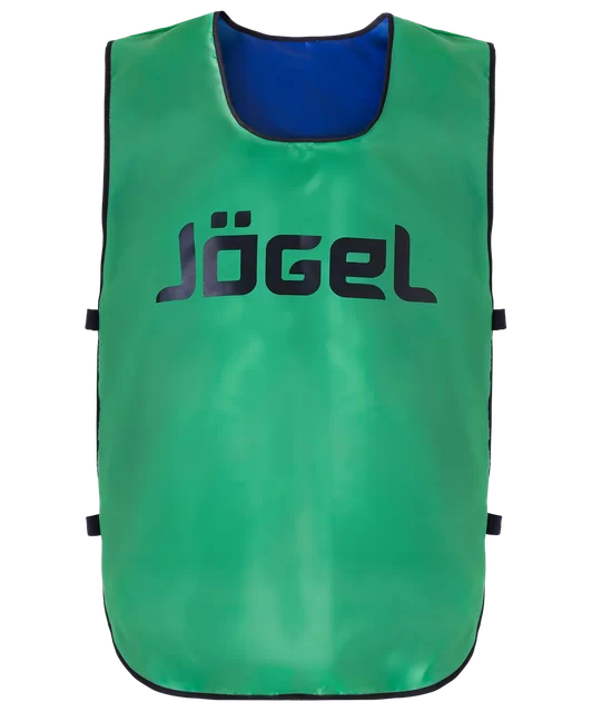 Реальное фото Манишка двустороння Jögel JBIB-2001 детская синий/зеленый 12364 от магазина СпортСЕ