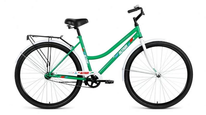Реальное фото Велосипед Altair City low 28 (1ск ) (2019) зеленый от магазина СпортСЕ