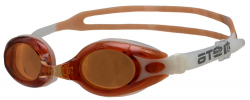 Очки для плавания Atemi M505 силикон бело-коричневые
