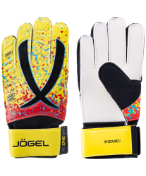 Перчатки вратарские Jögel One Wizard AL3 Flat желтый УТ-00018471