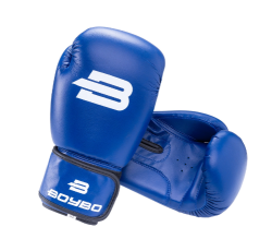 Перчатки боксерские BoyBo Basic синие BBG100