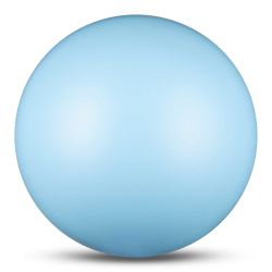 Мяч для художественной гимнастики 15 см 300 г Indigo металлик голубой IN315