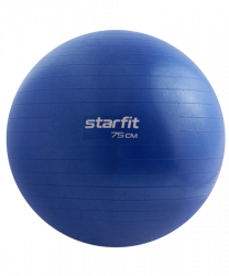 Фитбол 75 см StarFit GB-108 1200 гр антивзрыв темно-синий УТ-00020232
