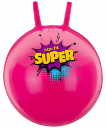 Мяч-попрыгун 45 см StarFit GB-406 500 гр с рожками антивзрыв розовый УТ-00020238