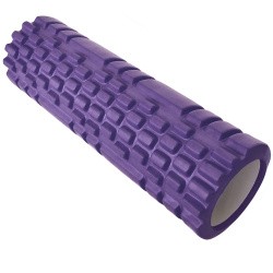 Ролик для йоги 44х14 см B33116 ЭВА/АБС фиолетовый 10019107
