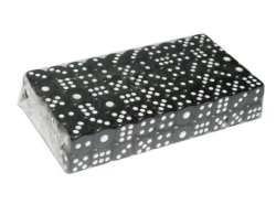 Кубик игровой №12 черный 12#-Ч 26025