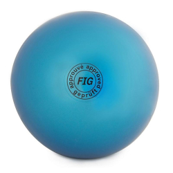 Мяч для художественной гимнастики 15 см Нужный спорт FIG Металлик синий AB2803