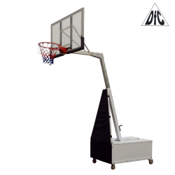 Баскетбольная мобильная стойка DFC STAND60SG 152x90CM поликарбонат (3кор)