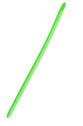 Ремешок сменный Replacement Silicone Strap for Paddles (Extreme, PRO) Short Green SSPAD