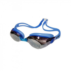 Очки для плавания Atemi силикон L100 голубой