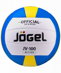 Мяч волейбольный Jögel JV-100 синий/желтый (BC21) УТ-00019883