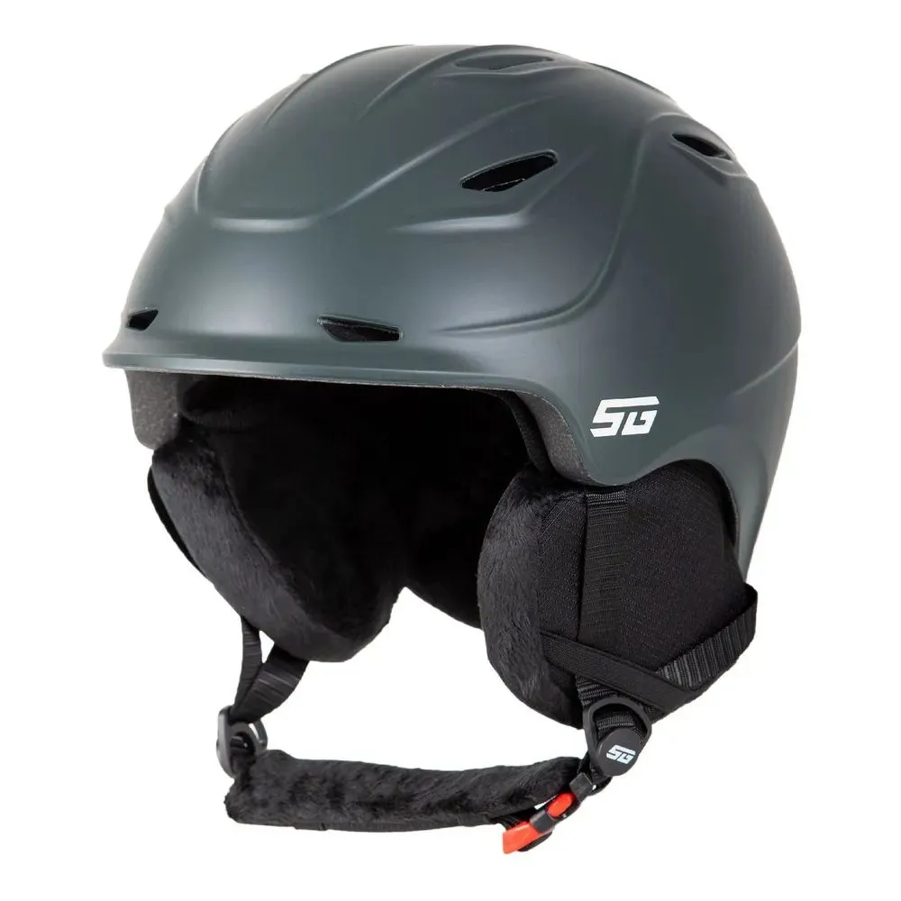 Реальное фото Шлем STG HK005 зимний 54-58см серый Х112457 от магазина СпортСЕ