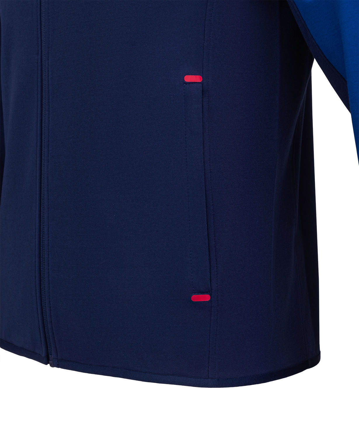 Реальное фото Худи на молнии NATIONAL Essential Hooded FZ Jacket, синий/темно-синий от магазина СпортСЕ