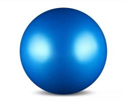 Мяч для художественной гимнастики 17 см 350г Indigo металлик синий IN367