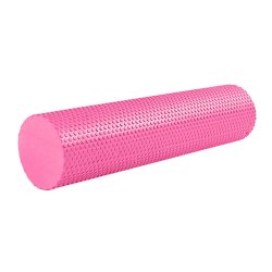 Ролик для йоги 60х15см B31602-2 массажный розовый  10018196