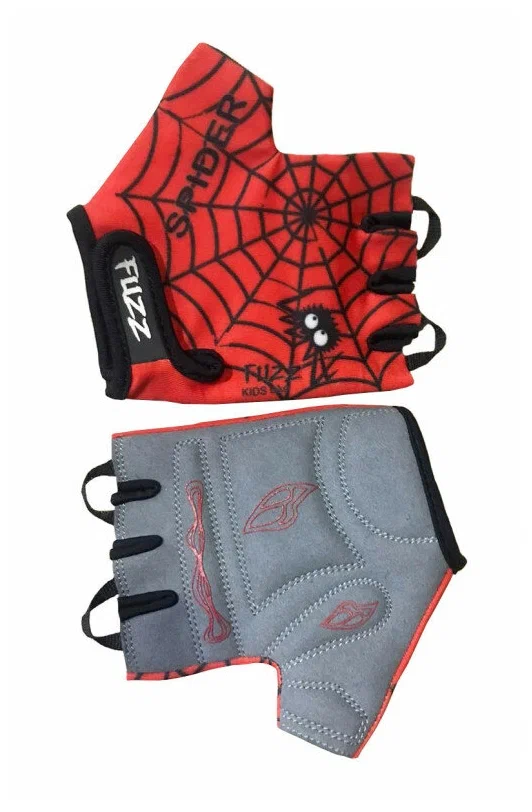 Реальное фото Перчатки Spider детские лайкра красно-черные р.6/M (для 4-6лет) 08-202022 от магазина СпортСЕ