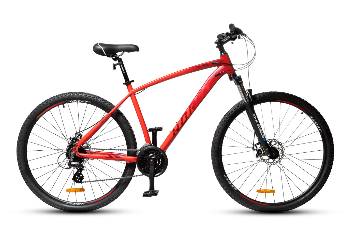 Реальное фото Велосипед Horst Messer 29 (2023) красный от магазина СпортСЕ